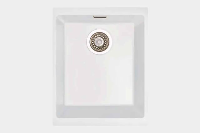 Granite Compact Sink - White