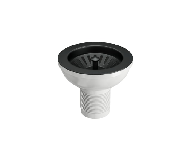 Eco Kitchen Strainer Waste | Matt Black