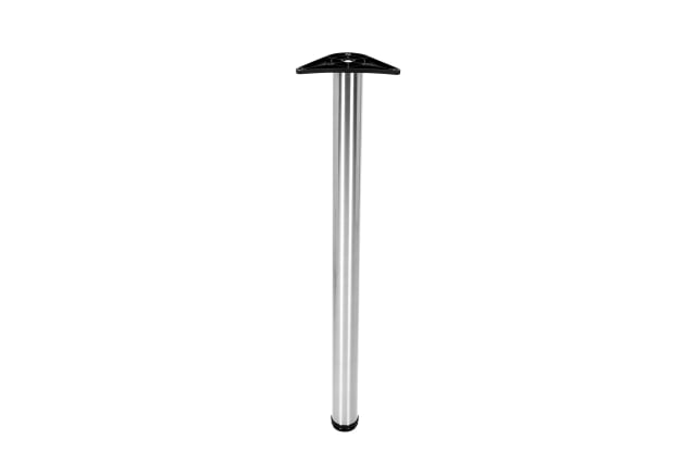 Worktop and Table Support Leg - Brushed Stainless Steel