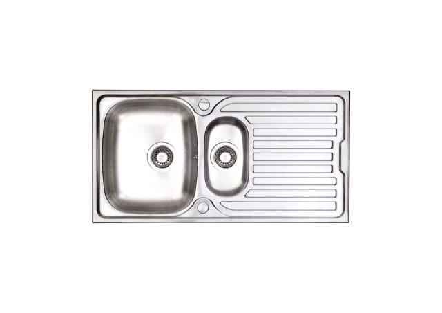Stainless Steel 1.5 Bowl Sink with Drainer