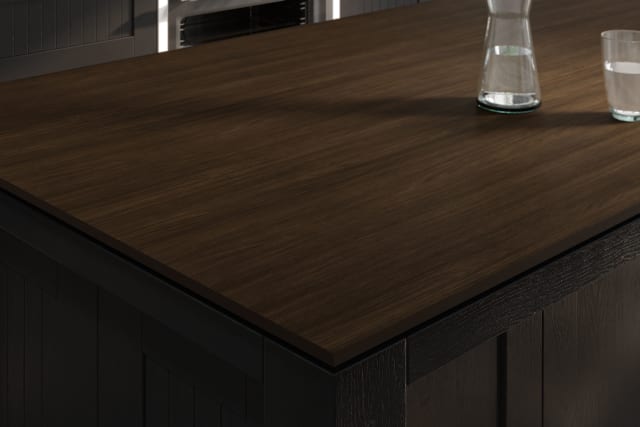 Chestnut Heartwood Compact Laminate Worktops