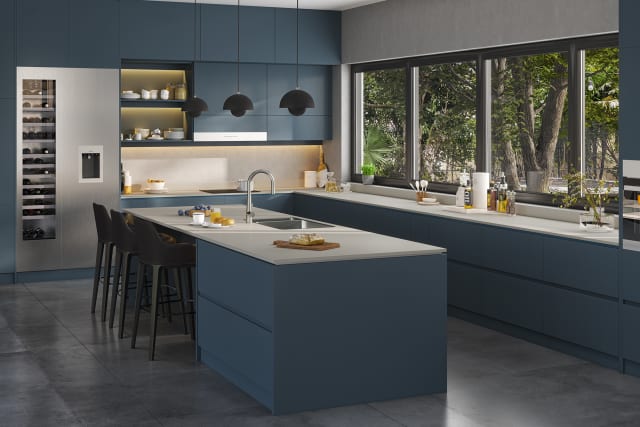 Coreluxe Whispering Grey Solid Surface Worktops