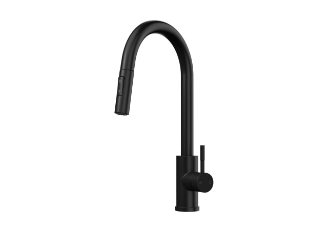 Pull Out Matt Black Tap
