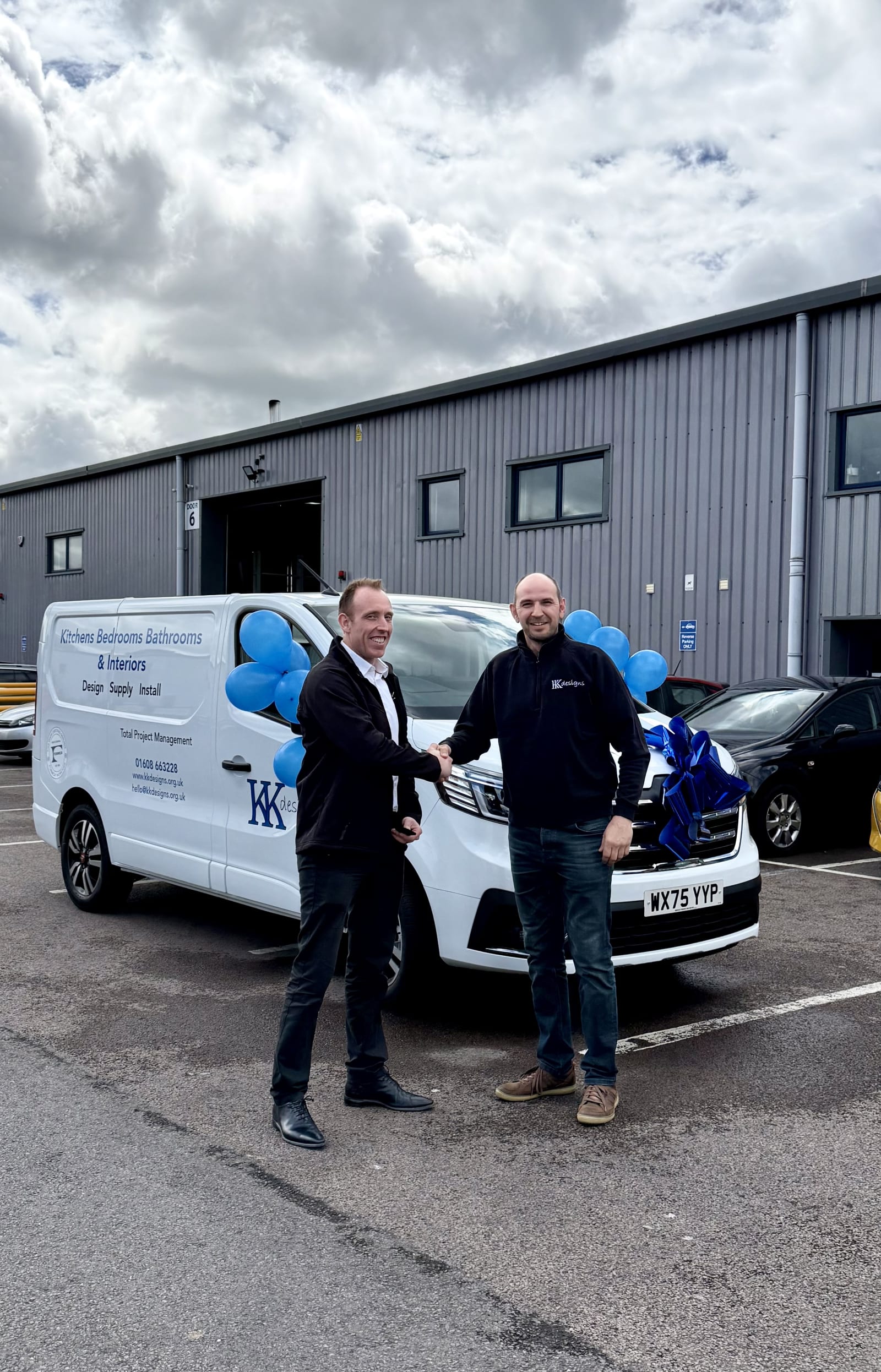 KK Designs with their winning van